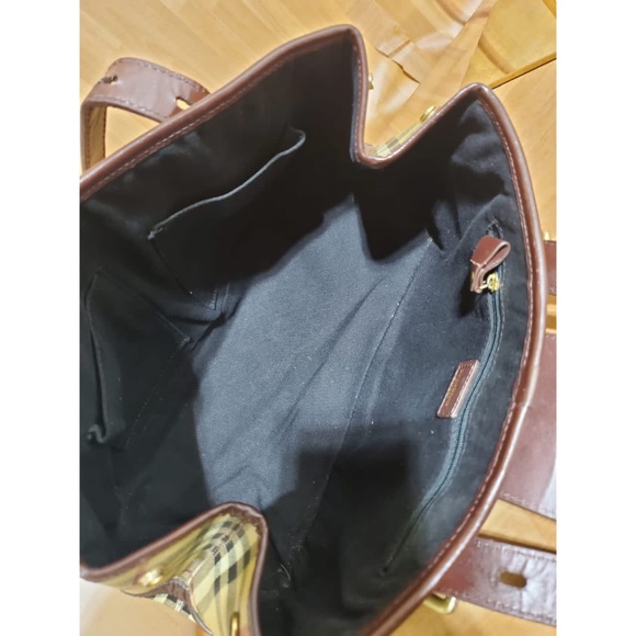 Authentic Burberry Ecordelia Haymarket Check Satchel Shoulder Bag - Picture 9 of 10